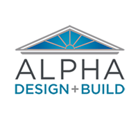 alpha design build logo
