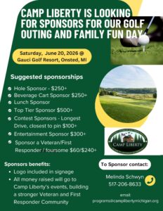 Golf outing/family fun day June 2026