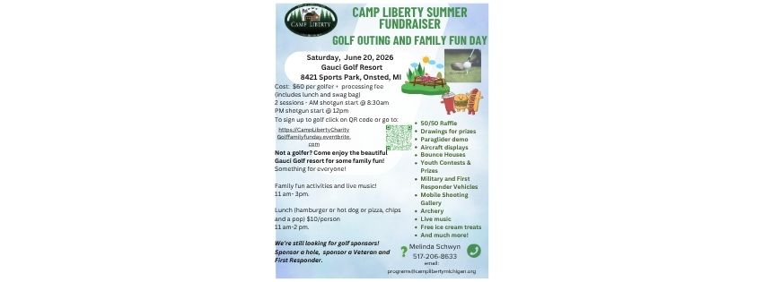 Golf Outing And Family Fun Day 2026.06.20 Sign Up (facebook Cover)